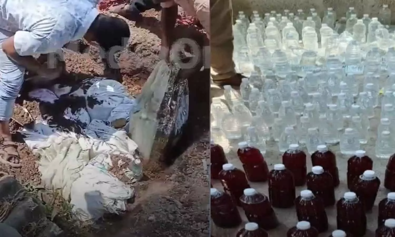 തിരുവനന്തപുരത്ത് വൻ ചാരായവേട്ട; 149 ലിറ്റർ വാറ്റ് ചാരായവും, 39 ലിറ്റർ വൈനും പിടിച്ചെടുത്തു തിരുവനന്തപുരത്ത് വൻ ചാരായവേട്ട; 149 ലിറ്റർ വാറ്റ് ചാരായവും, 39 ലിറ്റർ വൈനും പിടിച്ചെടുത്തു