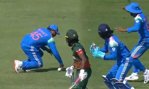 Rohit misses Axars hat-trick chance; Batting collapse for Bangladesh against India