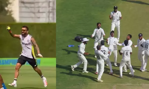 ഇന്ത്യൻ ക്യാമ്പില്‍ കേരള മോഡല്‍ ക്യാച്ച് പരിശീലനം നേരത്തേ തുടങ്ങിയിരുന്നു; വീഡിയോ പങ്കുവച്ച് കെ.സി.എ