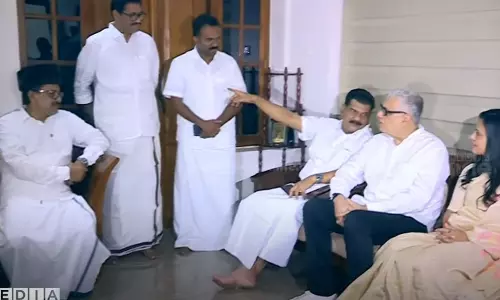 TMC leaders visits Panakkad TMC leaders visits Panakkad