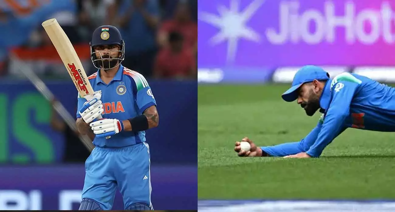 The one and only Kohli; 14000 runs ahead, record in fielding too