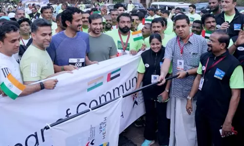 യുഎഇയുടെ കമ്മ്യൂണിറ്റി വർഷത്തിന് ആദരം: കണ്ണൂർ ബീച്ച് റണ്ണിൽ പങ്കെടുത്ത് യുഎഇ സാമ്പത്തിക മന്ത്രി