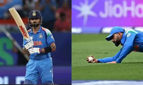 The one and only Kohli; 14000 runs ahead, record in fielding too