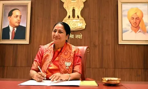 ഡൽഹി മുഖ്യമന്ത്രിയുടെ ഓഫീസിലെ​ അംബേദ്​കറുടെയും ഭഗത്​ സിങ്ങി​ന്റെയും ചിത്രം നീക്കിയെന്ന്​​ ആരോപണം