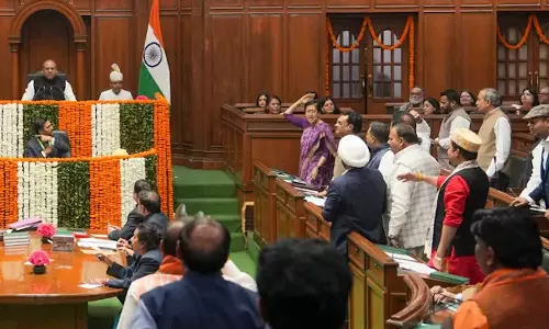 മോദിയാണോ അംബേദ്കറെക്കാൾ വലുത്?; ബിജെപിക്കെതിരെ അതിഷി