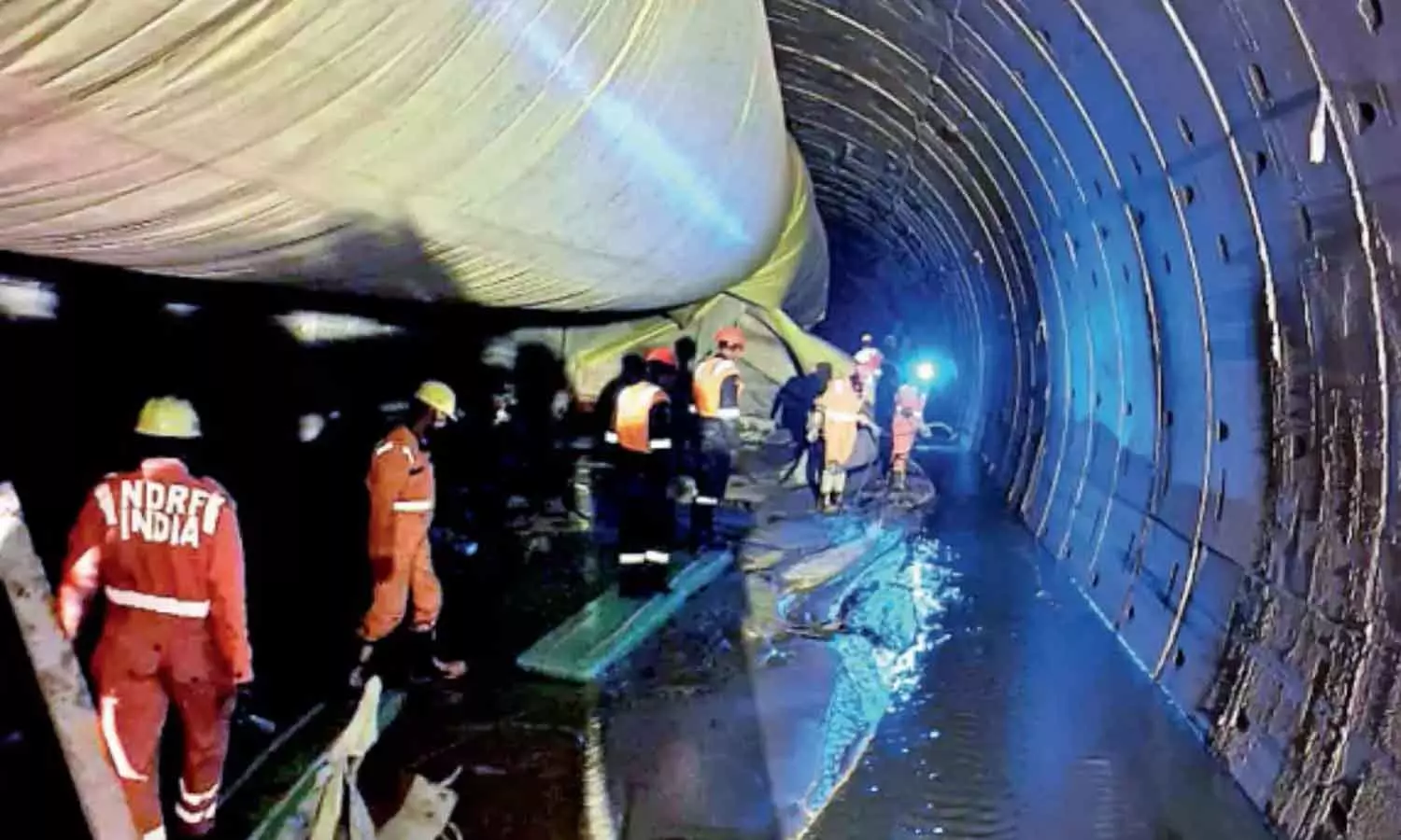 തെലങ്കാന ടണൽ ദുരന്തം: കുടുങ്ങിയവരെ രക്ഷപ്പെടുത്താനുള്ള സാധ്യത മങ്ങുന്നു