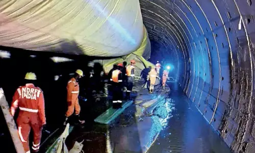 തെലങ്കാന ടണൽ ദുരന്തം: കുടുങ്ങിയവരെ രക്ഷപ്പെടുത്താനുള്ള സാധ്യത മങ്ങുന്നു