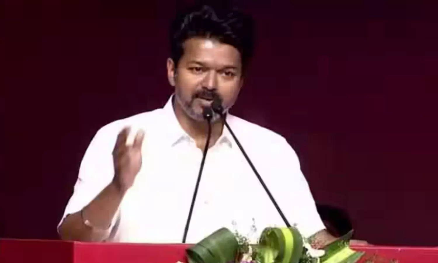 കെജി വിദ്യാർഥികൾ തമ്മിലുള്ള പോരാട്ടമാണ് നടക്കുന്നത്; മോദിക്കും സ്റ്റാലിനുമെതിരെ ഗെറ്റൗട്ട് മൂവ്മെന്‍റുമായി വിജയ്