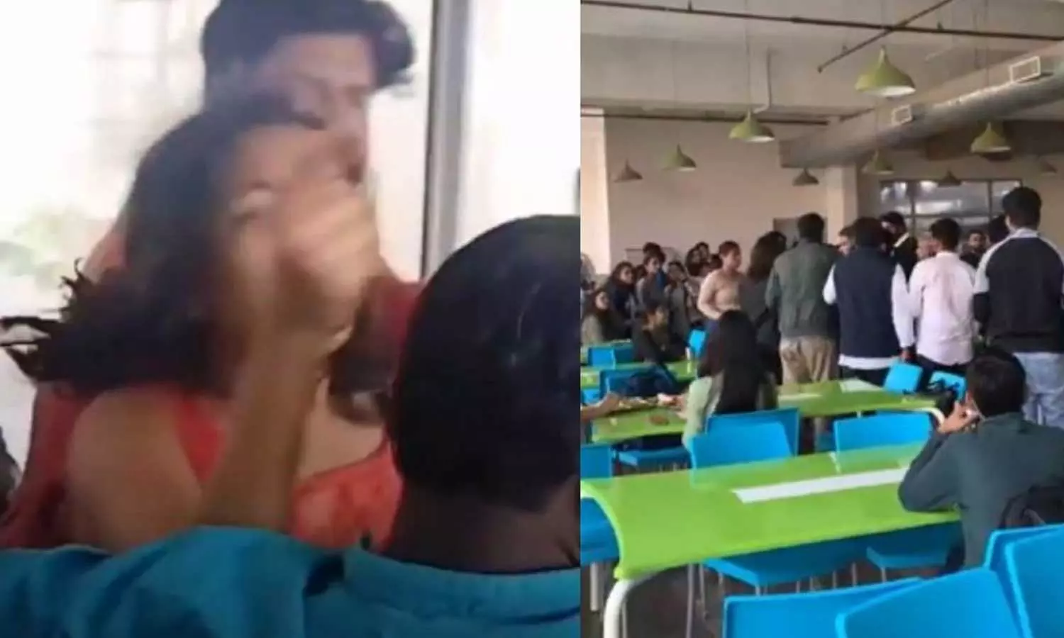 മാംസാഹാരം വിളമ്പിയതിന്റെ പേരിൽ  സൗത്ത് ഏഷ്യൻ യൂണിവേഴ്സിറ്റിയിൽ വിദ്യാർത്ഥി സംഘർഷം