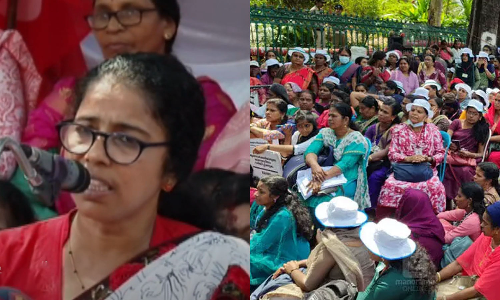 സമരം ജോലിക്ക് ഭീഷണിയാകും: ആശാവർക്കർമാർക്ക് മുന്നറിയിപ്പുമായി സിഐടിയു വനിതാ നേതാവ് പി.പി പ്രേമ