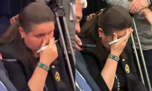 എന്താ ഇതിങ്ങനെ; ട്രംപ്- സെലൻസ്‌കി വാഗ്വാദത്തിനിടെ തലയിൽ കൈവെച്ച് യുക്രൈൻ അംബാസിഡർ