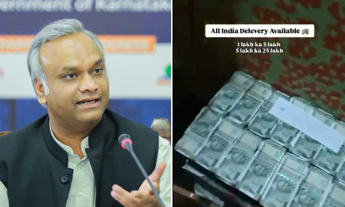 കള്ളനോട്ടുകൾ വിൽപ്പനക്കെന്ന് ഇൻസ്റ്റയിൽ റീൽ; കേന്ദ്രത്തിനെതിരെ കോൺഗ്രസ്