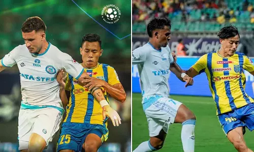 Draw against Jamshedpur FC; Blasters playoff hopes are over Draw against Jamshedpur FC; Blasters playoff hopes are over