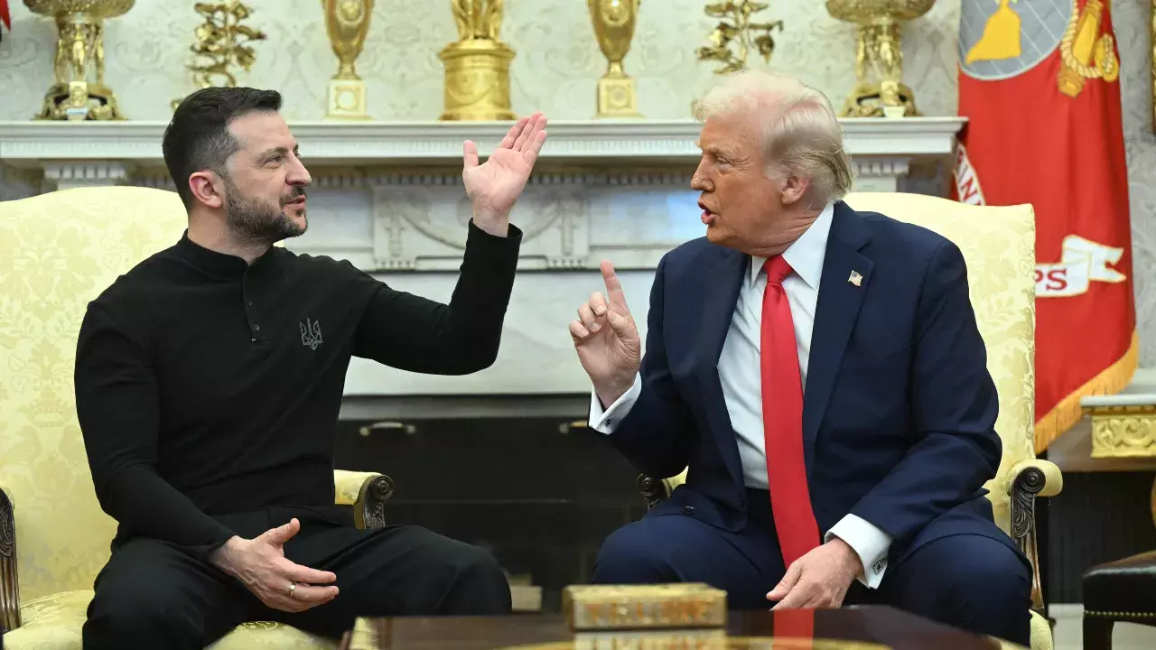 US President Donald Trump and Ukrainian President Volodymyr Zelensky