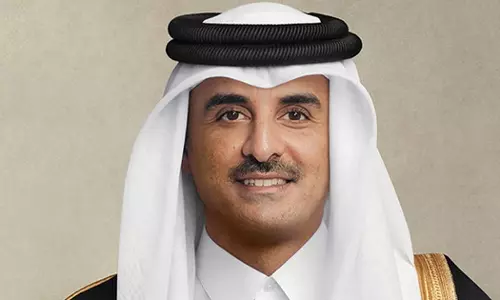 പശ്ചിമേഷ്യയില്‍ ശാശ്വത സമാധാനത്തിന് കിഴക്കന്‍ ജറുസലേം ആസ്ഥാനമായി സ്വതന്ത്ര‌ ഫലസ്തീന്‍ നിലവില്‍ വരണമെന്ന് ഖത്തര്‍ അമീര്‍