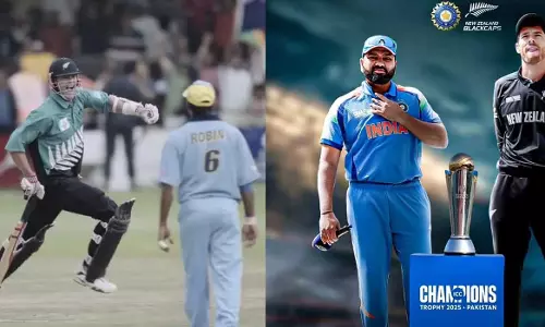 They defeated Gangulys team that day; India will settle scores with the Kiwis in the Champions Trophy final They defeated Gangulys team that day; India will settle scores with the Kiwis in the Champions Trophy final