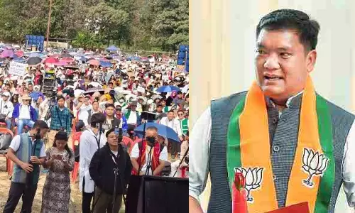 46 വർഷം പഴക്കമുള്ള മതംമാറ്റ വിരുദ്ധ നിയമം നടപ്പാക്കാനൊരുങ്ങി അരുണാചലിലെ ബിജെപി സർക്കാർ: പ്രക്ഷോഭത്തിനൊരുങ്ങി ക്രിസ്ത്യൻ സംഘടനകള് 46 വർഷം പഴക്കമുള്ള മതംമാറ്റ വിരുദ്ധ നിയമം നടപ്പാക്കാനൊരുങ്ങി അരുണാചലിലെ ബിജെപി സർക്കാർ: പ്രക്ഷോഭത്തിനൊരുങ്ങി ക്രിസ്ത്യൻ സംഘടനകള്