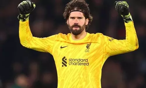 Liverpools guardian angel; Alisson builds a giant wall in front of the goal