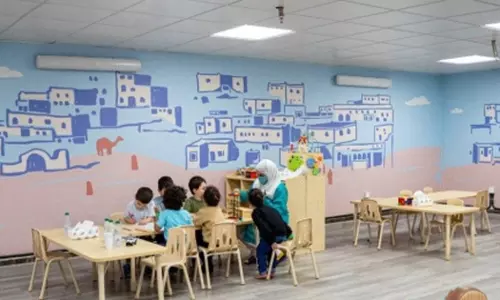 childrens nursery center in the Haram will be open 24 hours during Ramadan