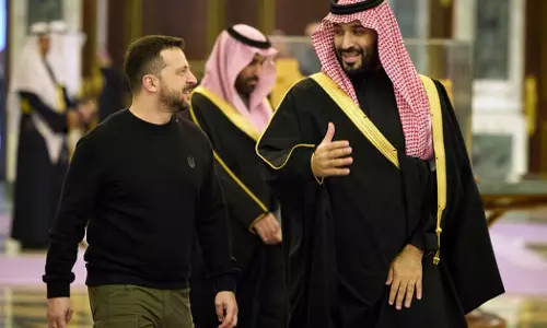 യുക്രൈനിലെ യുദ്ധക്കെടുതി അവസാനിപ്പിക്കാൻ കഴിയുമെന്ന് പ്രത്യാശ പ്രകടിപ്പിച്ച് സൗദി കിരീടാവകാശി മുഹമ്മദ് ബിൻ സൽമാൻ രാജകുമാരൻ