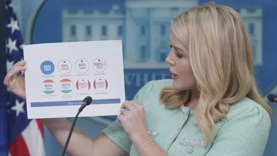 White House press secretary Karoline Leavitt White House press secretary Karoline Leavitt