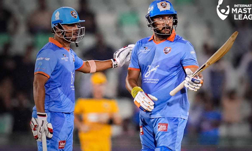 Yuvraj Singh smashes; India posts huge score against Australian Masters