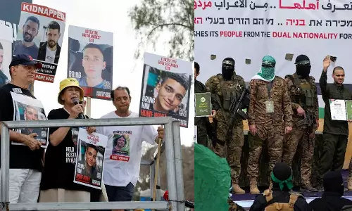 അമേരിക്കൻ ബന്ദിയേയും നാല് ബന്ദികളുടെ മൃതദേഹവും കൈമാറുമെന്ന് ഹമാസ്