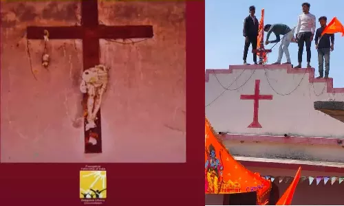 മോദി അധികാരത്തിലേറിയ ശേഷം രാജ്യത്ത് ക്രൈസ്തവർക്കെതിരായ അതിക്രമം നാല് മടങ്ങ് വർധിച്ചെന്ന് റിപ്പോർട്ട്; കൂടുതൽ ഉത്തർപ്രദേശിൽ മോദി അധികാരത്തിലേറിയ ശേഷം രാജ്യത്ത് ക്രൈസ്തവർക്കെതിരായ അതിക്രമം നാല് മടങ്ങ് വർധിച്ചെന്ന് റിപ്പോർട്ട്; കൂടുതൽ ഉത്തർപ്രദേശിൽ