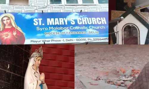 Aattack on Christian Church in Delhi