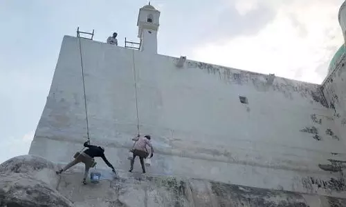 Whitewashing of Shahi Jama Masjid begins after Allahabad HC order