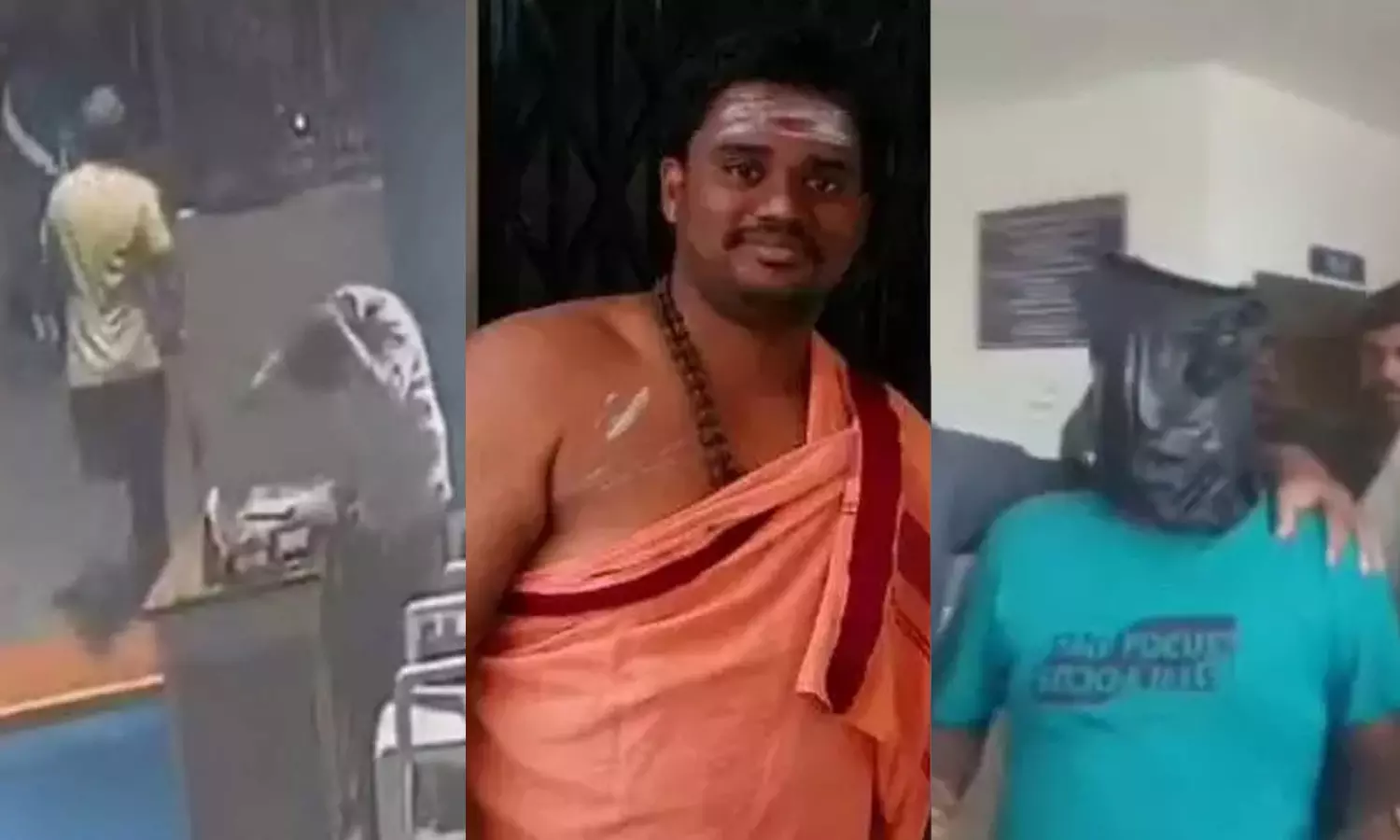 Two priests held for Acid attack on temple accountant in Hyderabad Two priests held for Acid attack on temple accountant in Hyderabad