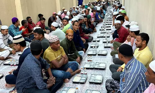 Incas Qatar Ernakulam District Committee organizes Iftar for workers