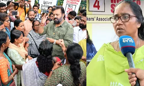 സുരേഷ് ഗോപിയെ സമരപ്പന്തലിലേക്ക് ആരും ക്ഷണിച്ചിട്ടില്ല; വാദം തള്ളി ആശാസമരസമിതി