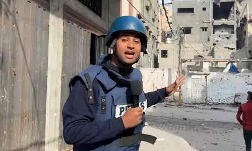 ഫലസ്തീൻ സ്വതന്ത്രമാകുന്നതുവരെ പോരാടുക; ഗസ്സ മാധ്യമപ്രവർത്തകന്റെ അവസാന സന്ദേശം പങ്കുവെച്ച് സഹപ്രവർത്തകർ ഫലസ്തീൻ സ്വതന്ത്രമാകുന്നതുവരെ പോരാടുക; ഗസ്സ മാധ്യമപ്രവർത്തകന്റെ അവസാന സന്ദേശം പങ്കുവെച്ച് സഹപ്രവർത്തകർ