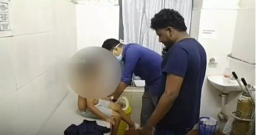 തിരുവനന്തപുരത്ത് മദ്യപാനികൾ വലിച്ചെറിഞ്ഞ ബിയർ കുപ്പി  വീണ് അഞ്ച് വയസുകാരന് പരിക്ക്