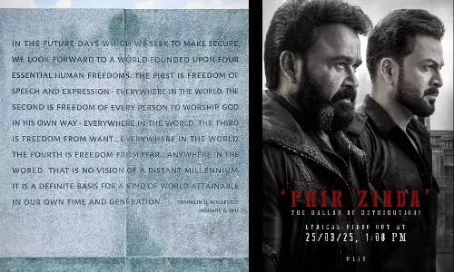 Ashirvad Cinimas facebook post on freedom of speech