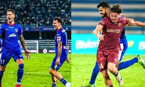 Bengaluru beats Goa at home; Chhetri and team close to final, 2-0 Bengaluru beats Goa at home; Chhetri and team close to final, 2-0