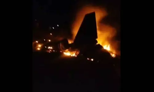 Fighter aircraft crashes in Gujarats Jamnagar