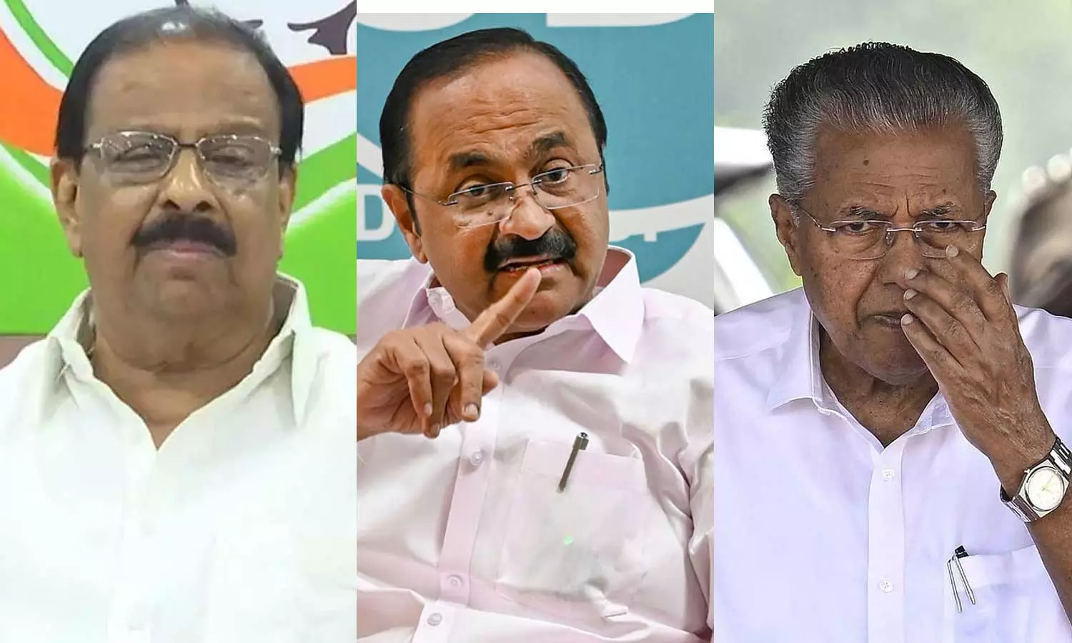 K Sudhakaran and VD Satheesan Demands Resignation of CM Pinarayi Vijayan