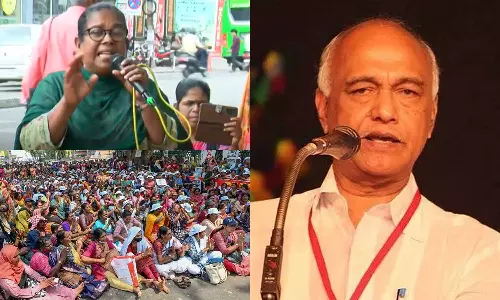 Asha Workers Against CITU Leader Elamaram kareem