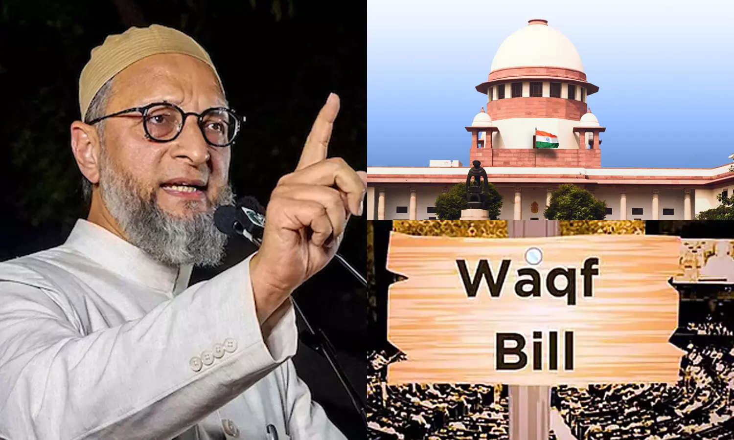 Hostile discrimination Asaduddin Owaisi moves Supreme Court against Waqf Bill