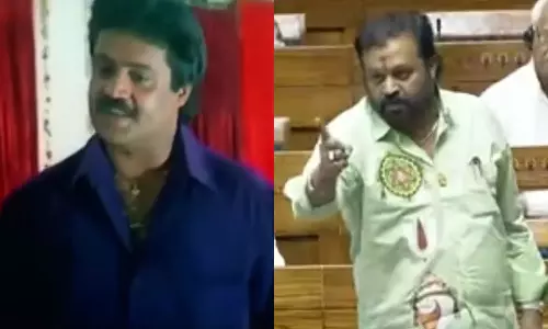 Suresh Gopis Dialogue in Mahathma Movie leads new debate in social media Suresh Gopis Dialogue in Mahathma Movie leads new debate in social media