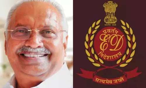 ED Questions Gokulam Gopalan in Kochi Office