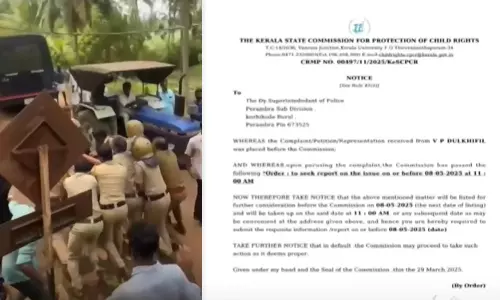 പുറക്കാമല ക്വാറി സമരത്തിനിടെ 15കാരനെ കസ്റ്റഡിയിലെടുത്ത സംഭവം; ബാലാവകാശ കമ്മീഷൻ കേസെടുത്തു പുറക്കാമല ക്വാറി സമരത്തിനിടെ 15കാരനെ കസ്റ്റഡിയിലെടുത്ത സംഭവം; ബാലാവകാശ കമ്മീഷൻ കേസെടുത്തു