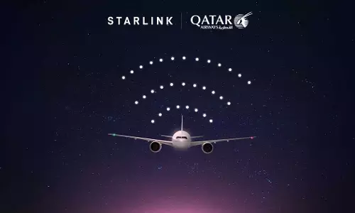 ഖത്തർ എയർവേസ് വിമാനങ്ങളിൽ അതിവേ​ഗ ഇന്റർനെറ്റ് സ്ഥാപിക്കാൻ സ്റ്റാർലിങ്ക്