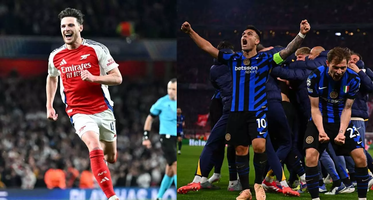 Champions League: Arsenal crush Real Madrid, Inter knock out Bayern