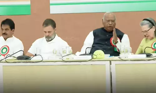 AICC conference in Ahmedabad today