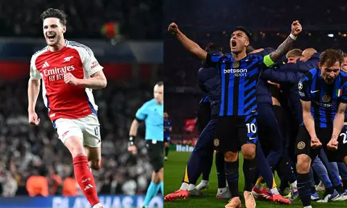 Champions League: Arsenal crush Real Madrid, Inter knock out Bayern Champions League: Arsenal crush Real Madrid, Inter knock out Bayern