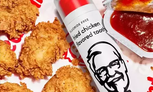 ഫ്രൈഡ് ചിക്കൻ രുചിയിൽ ​ടൂത്ത് ​പേസ്റ്റുമായി കെഎഫ് സി