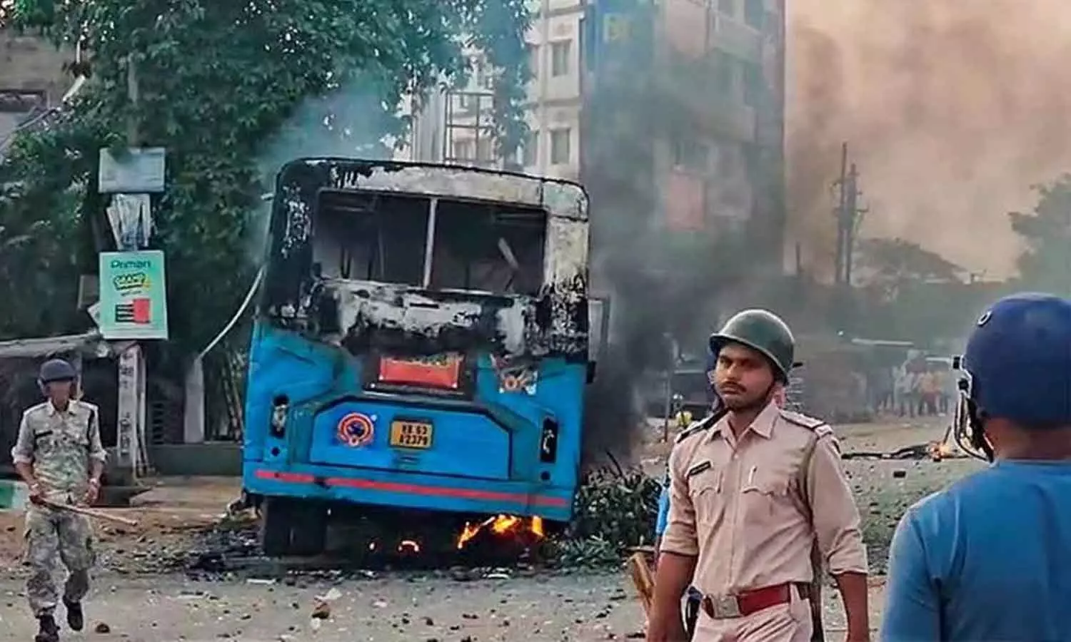 Murshidabad protest against Waqf bill